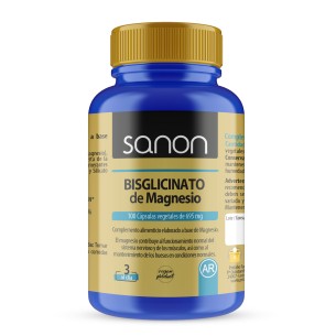 SANON Bisglicinato de Magnesio 100 cápsulas vegetales