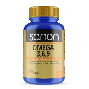 SANON Omega 3,6,9 110 cápsulas blandas