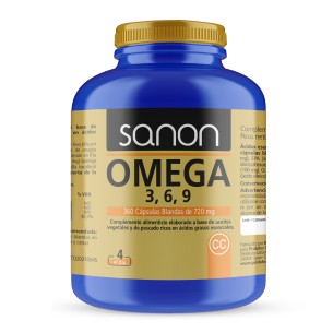 SANON Omega 3,6,9 360 cápsulas blandas