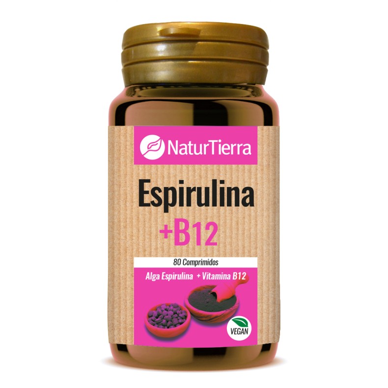 NATURTIERRA Spirulina 80 comprimidos