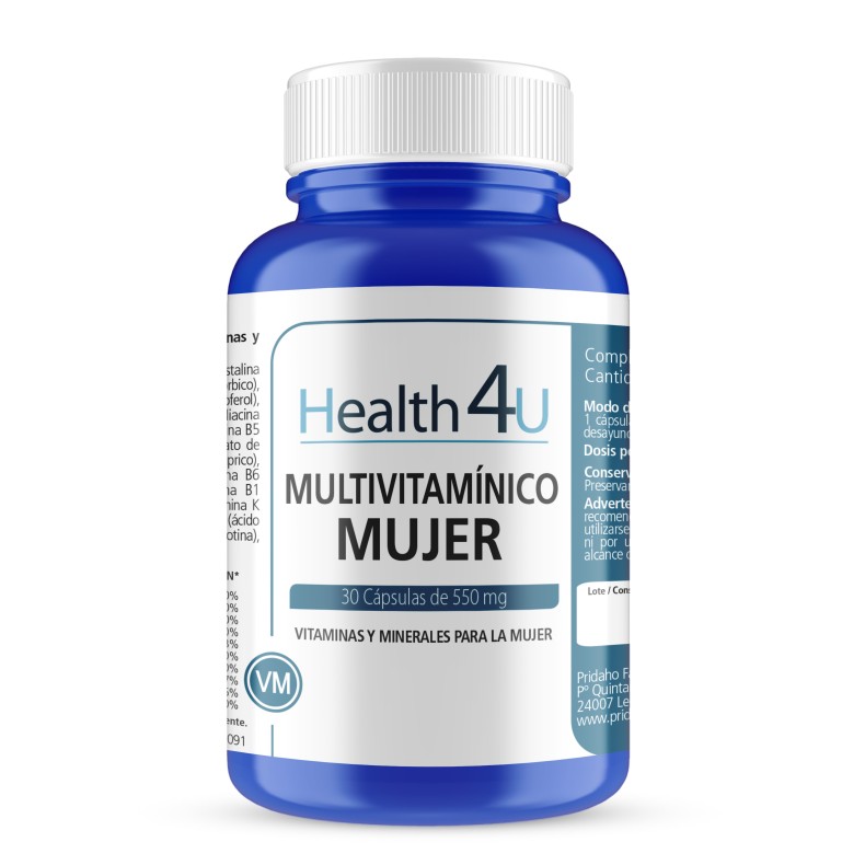 H4U Multivitamínico mujer 30 cápsulas