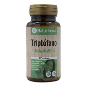 NATURTIERRA Triptofano + ashwagandha 30 comprimidos