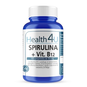 H4U Spirulina + Vitamina B12 100 comprimidos