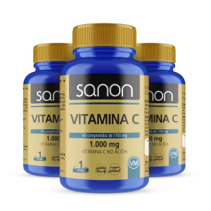 SANON Vitamina C 60 comprimidos pack 3