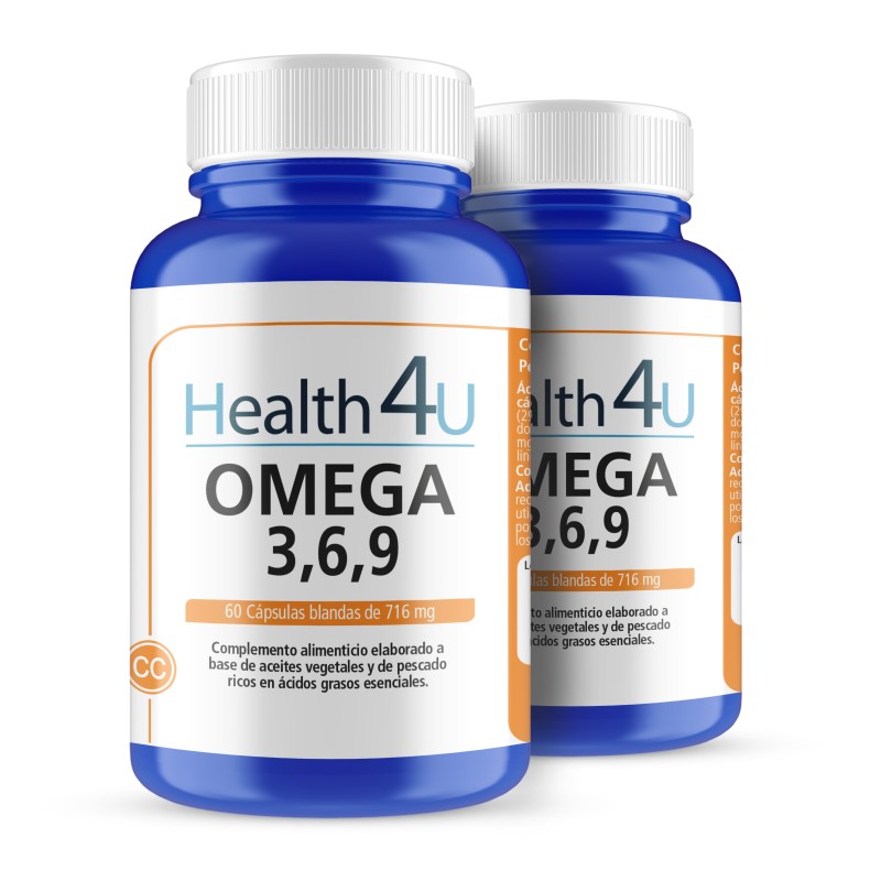 H4U Omega 3,6,9 60 cápsulas blandas pack 2