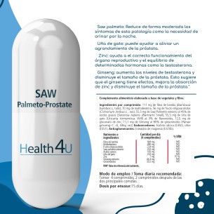 H4U Saw Palmeto-Prostate 60 comprimidos pack 2