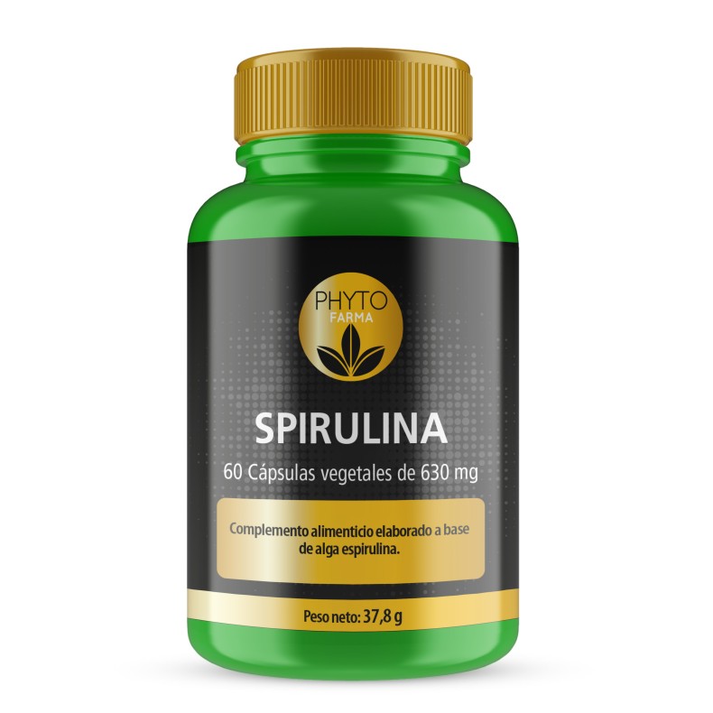 PHYTOFARMA Spirulina 60 cápsulas vegetales