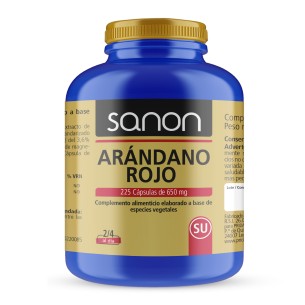 SANON Arándano Rojo Americano 225 cápsulas