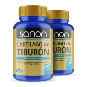 SANON Cartílago de Tiburón 100 cápsulas Pack 2