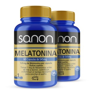 SANON Melatonina 60 cápsulas pack 2