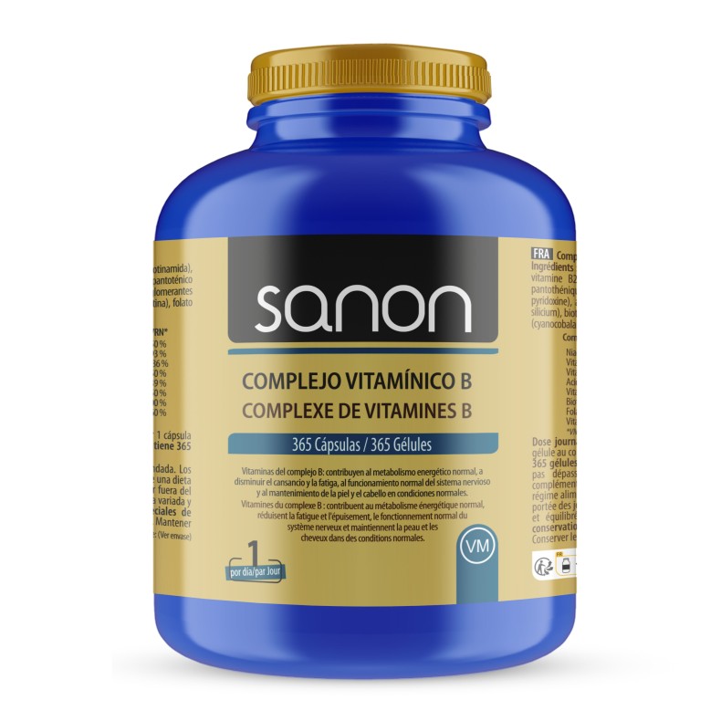 SANON Complejo Vitamínico B 365 cápsulas