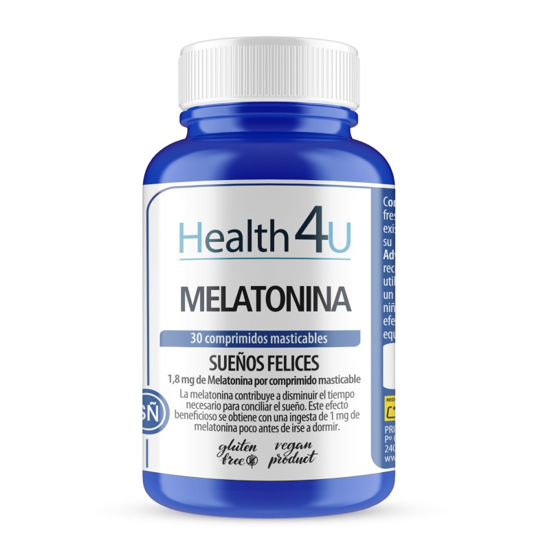 H4U Melatonina 30 comprimidos masticables