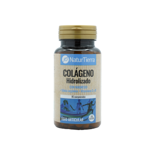 NATURTIERRA Colágeno hidrolizado con magnesio + silicio orgánico + vitaminas C y D 90 comprimidos