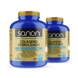 SANON Colágeno Hidrolizado 400 comprimidos pack 2