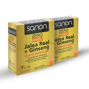 SANON Jalea Real con Ginseng 2x10 ampollas