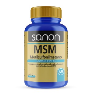 SANON MSM Metilsulfonilmetano 60 cápsulas