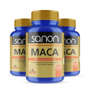 SANON Maca 100 comprimidos pack 3