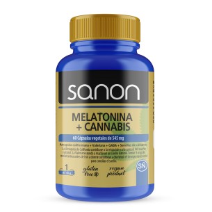 SANON Melatonina + Cannabis 60 cápsulas