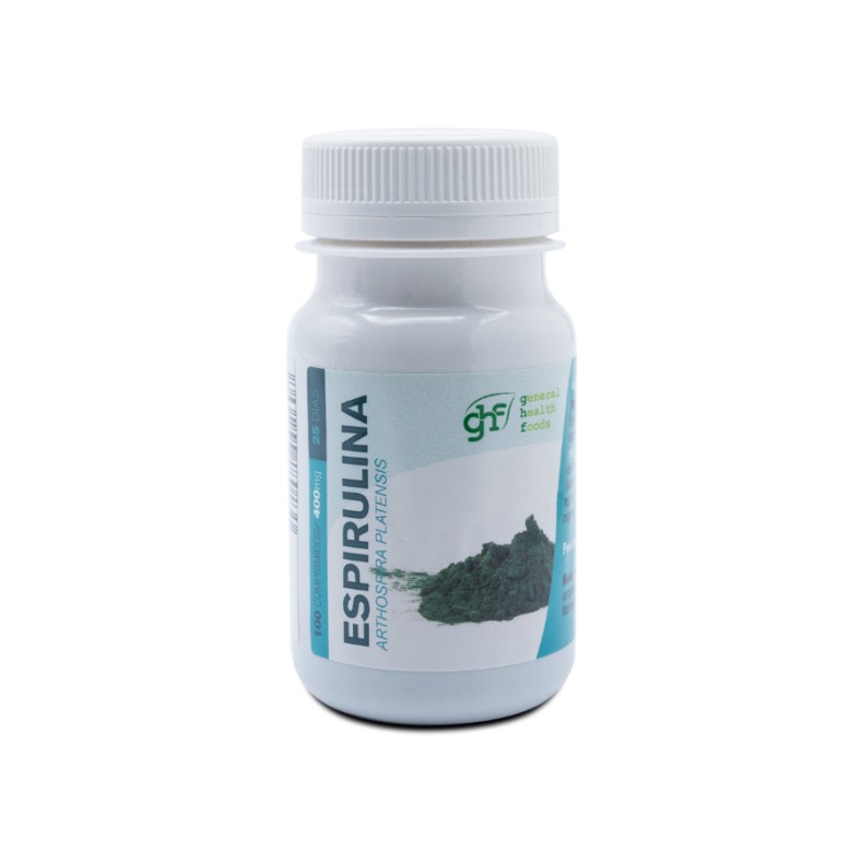 GHF Espirulina 100 comprimidos 400 mg