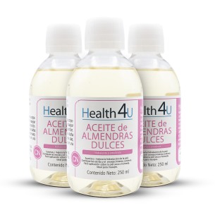 H4U Aceite de Almendras dulces 250 ml Pack 3