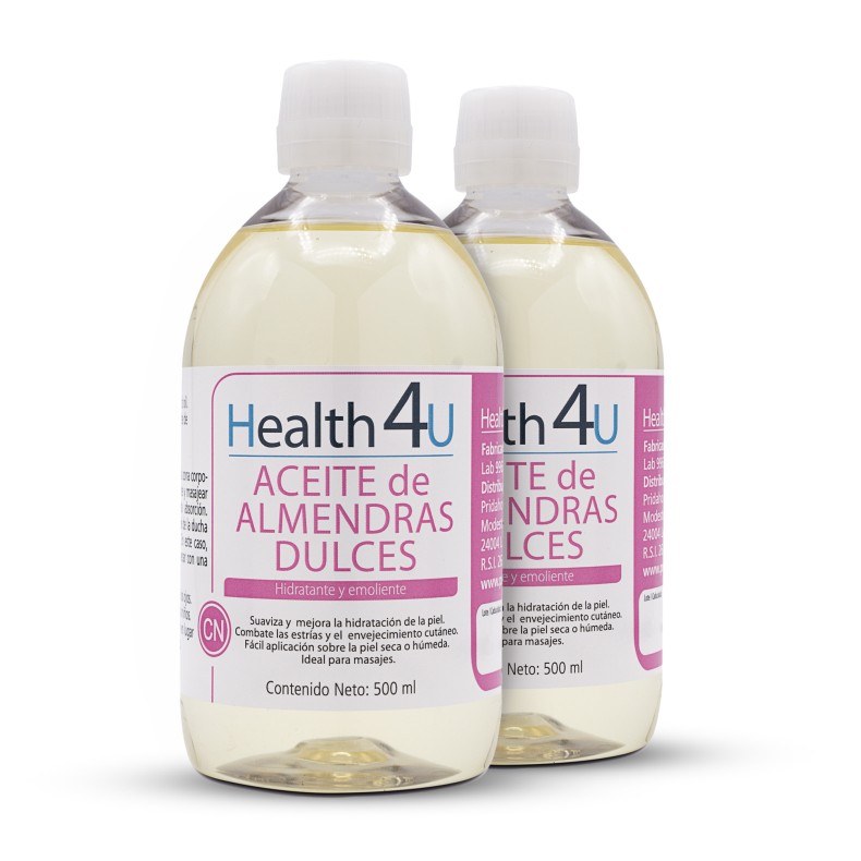 H4U Aceite de Almendras Dulces 500 ml pack 2