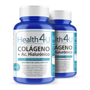 H4U Colágeno + Ácido hialurónico 30 cápsulas pack 2