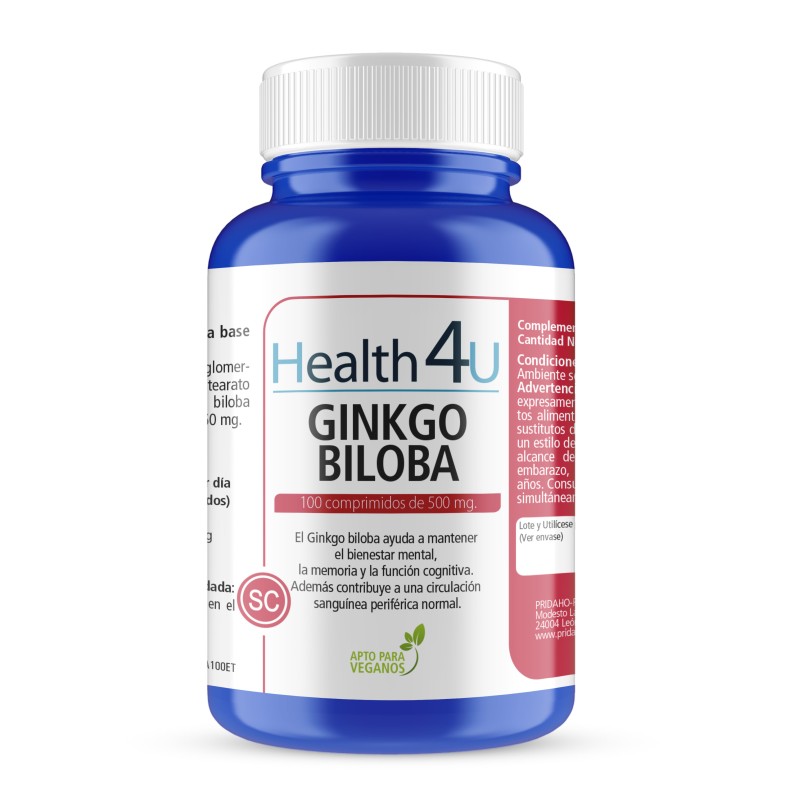 H4U Ginkgo biloba 100 comprimidos