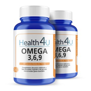 H4U Omega 3,6,9 60 cápsulas blandas pack 2