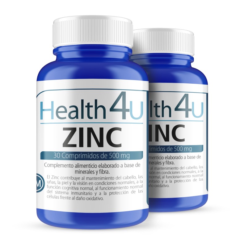 H4U Zinc 30 comprimidos pack 2