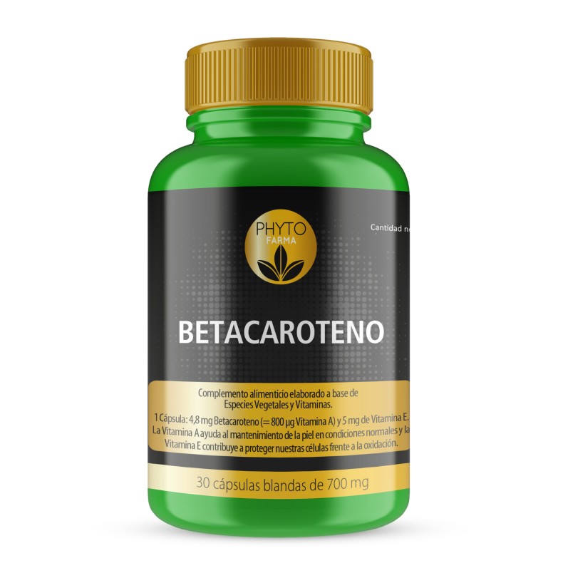 PHYTOFARMA Betacaroteno 30 cápsulas blandas