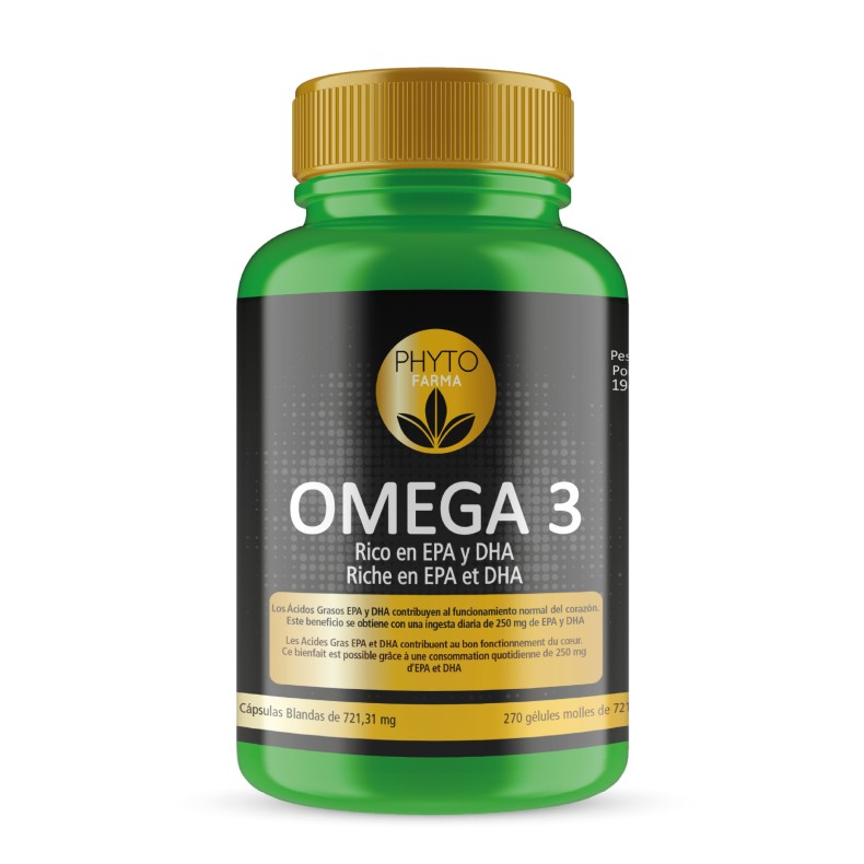 PHYTOFARMA Omega 3 270 cápsulas blandas