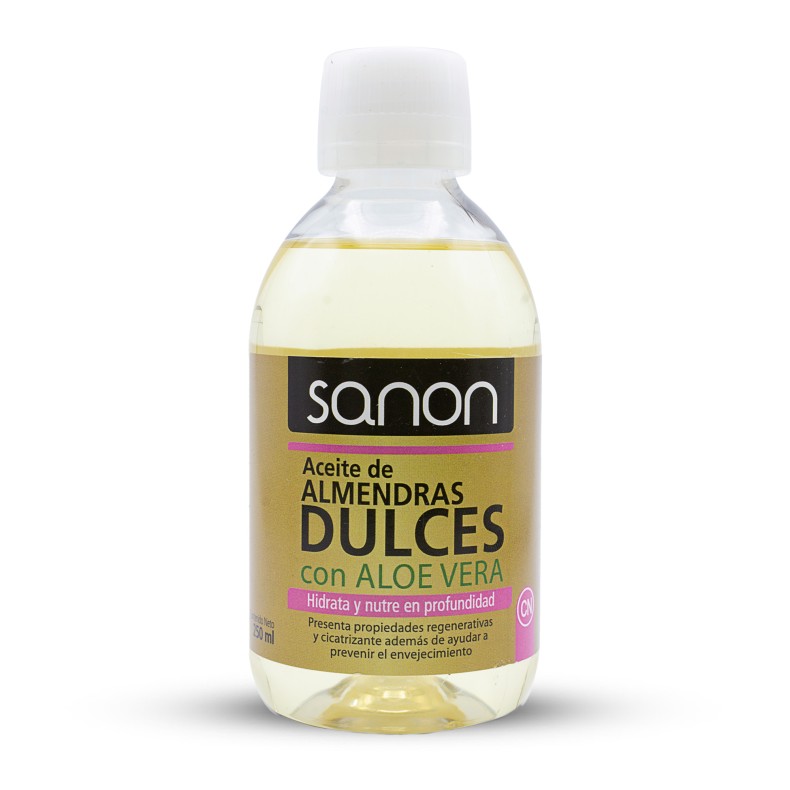 SANON Aceite de Almendras con Aloe Vera 250 ml