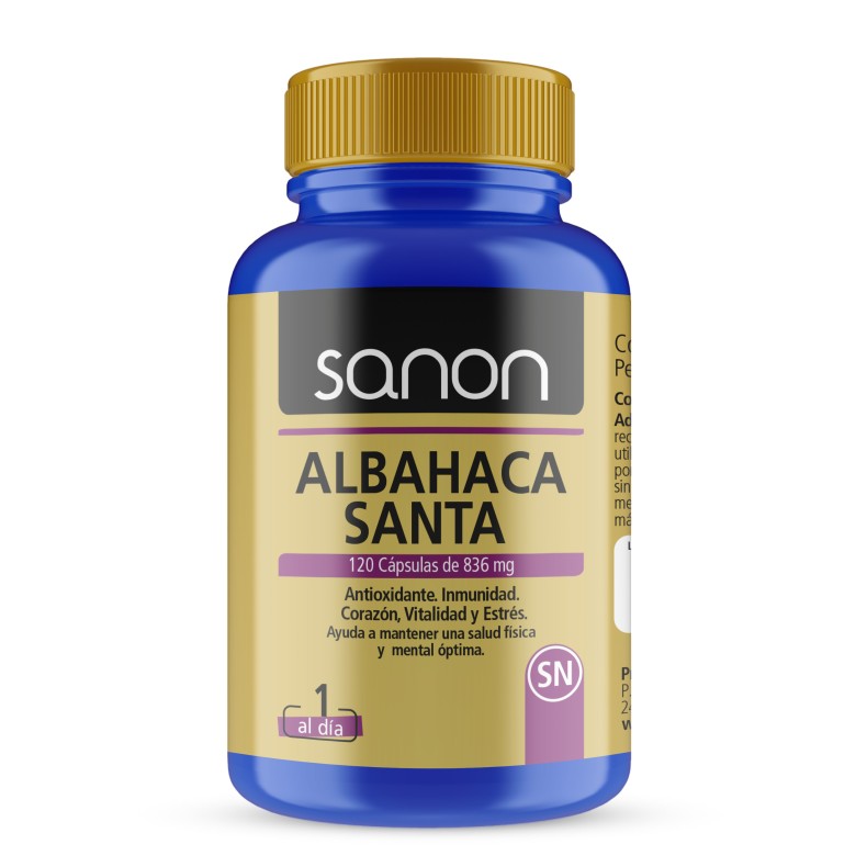 SANON Albahaca Santa 120 capsulas