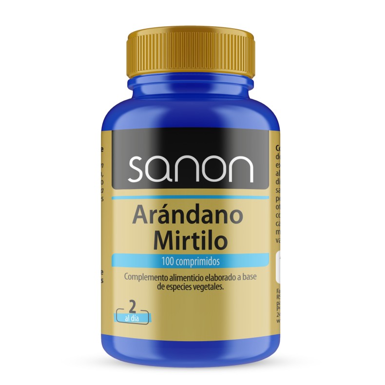 SANON Arándano Mirtillo 100 comprimidos