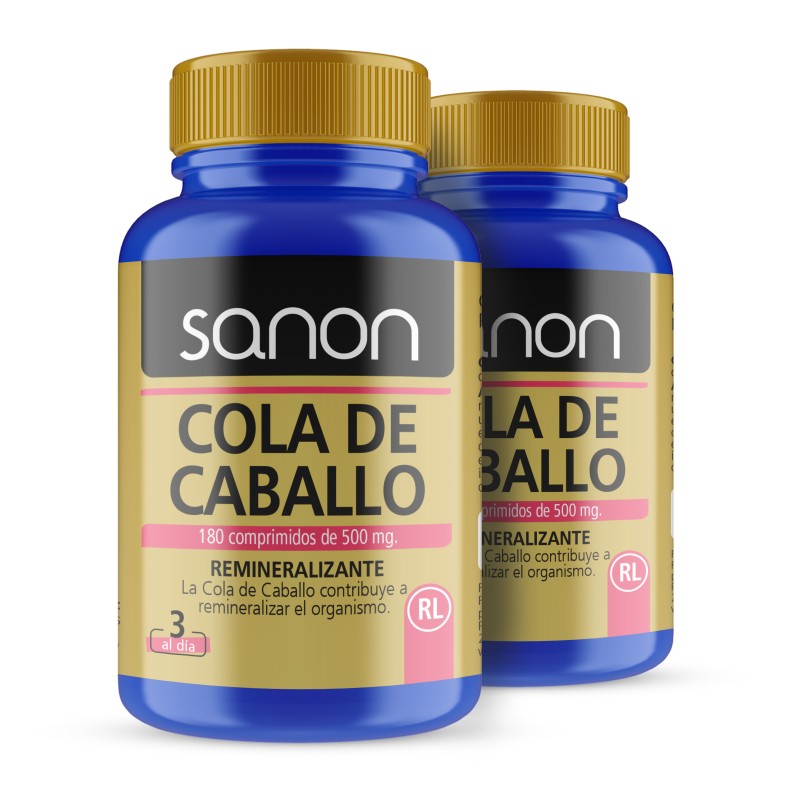 SANON Cola de Caballo 180 comprimidos Pack 2