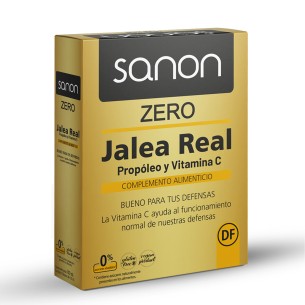 SANON Jalea Real Propóleo y Vitamina C ZERO 10 ampollas de 10 ml