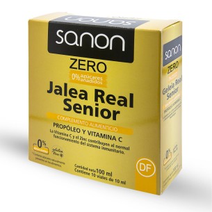 SANON Jalea Real Senior ZERO 10 ampollas de 10 ml