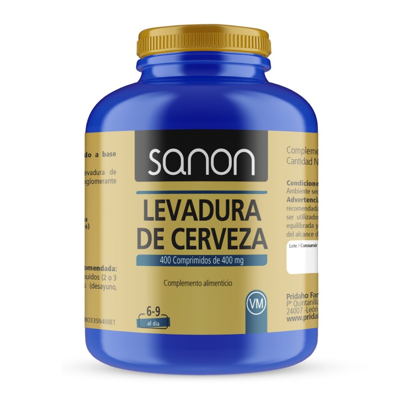 SANON Levadura de Cerveza 400 comprimidos