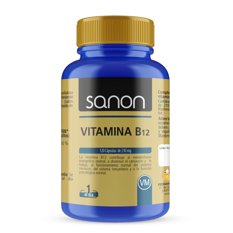 SANON Vitamina B12 120 cápsulas