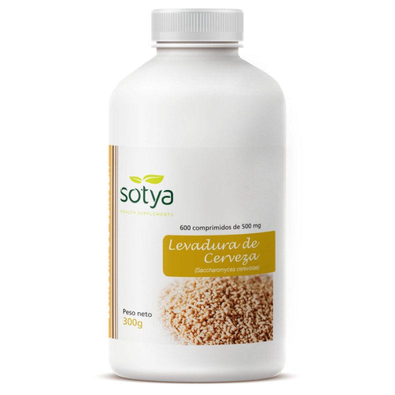 SOTYA Levadura de Cerveza 600 comprimidos 500 mg