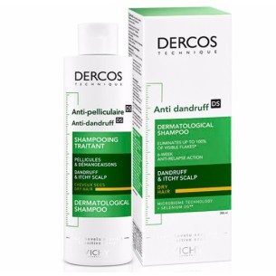 VICHY DERCOS Champú Anticaspa DS cabello seco 200 ml