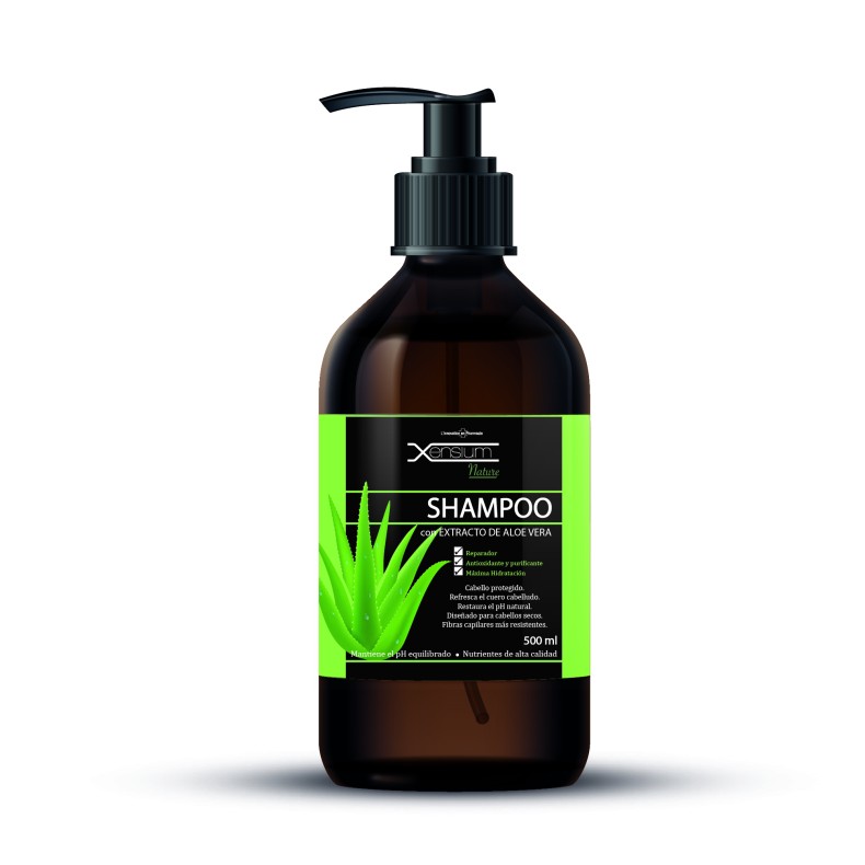 XENSIUM Nature Champú con extracto de Aloe Vera 500 ml