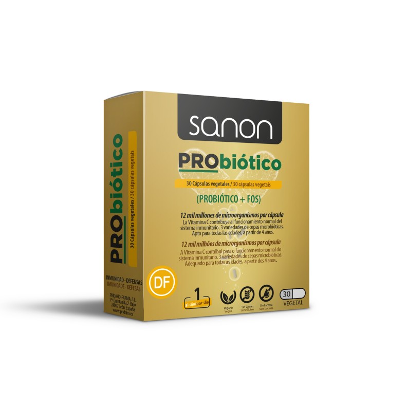 SANON Probiótico 30 cápsulas vegetales