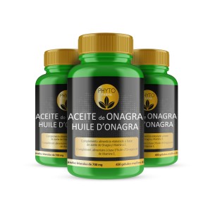 PHYTOFARMA Aceite de onagra 450 cápsulas blandas Pack 3