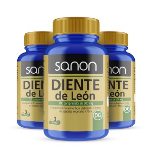 SANON Diente de León 100 comprimidos Pack 3