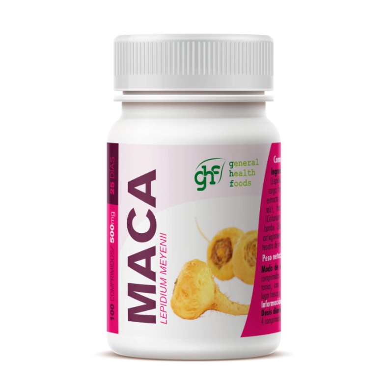 GHF Maca 100 comprimidos de 500 mg