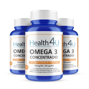 H4U Omega 3 Concentrado 30 cápsulas blandas pack 3