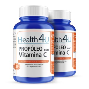 H4U Propóleo con vitamina C 60 comprimidos masticables pack 2