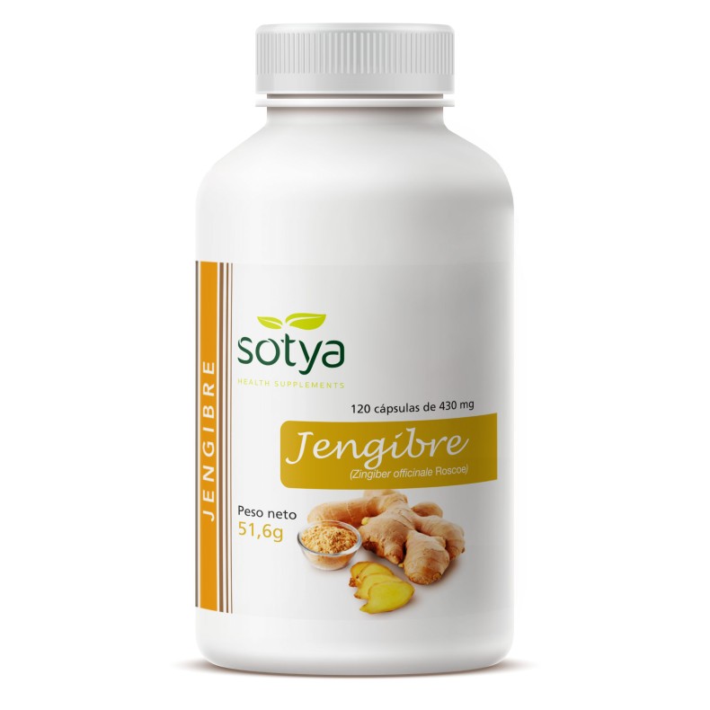 SOTYA Jengibre 120 cápsulas de 430 mg