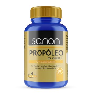 SANON Propóleo con Vitamina C 120 comprimidos masticables